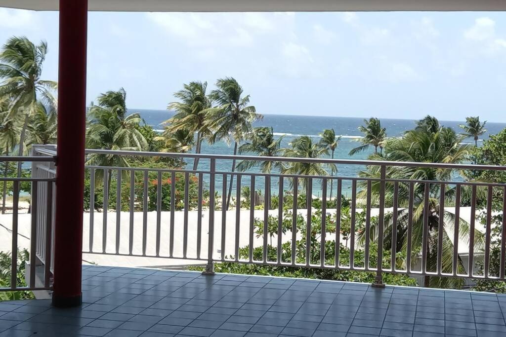 Studio T1 Bis La Belle Vue, Vue Mer, Wifi, Plage A 50M Le Moule Kültér fotó